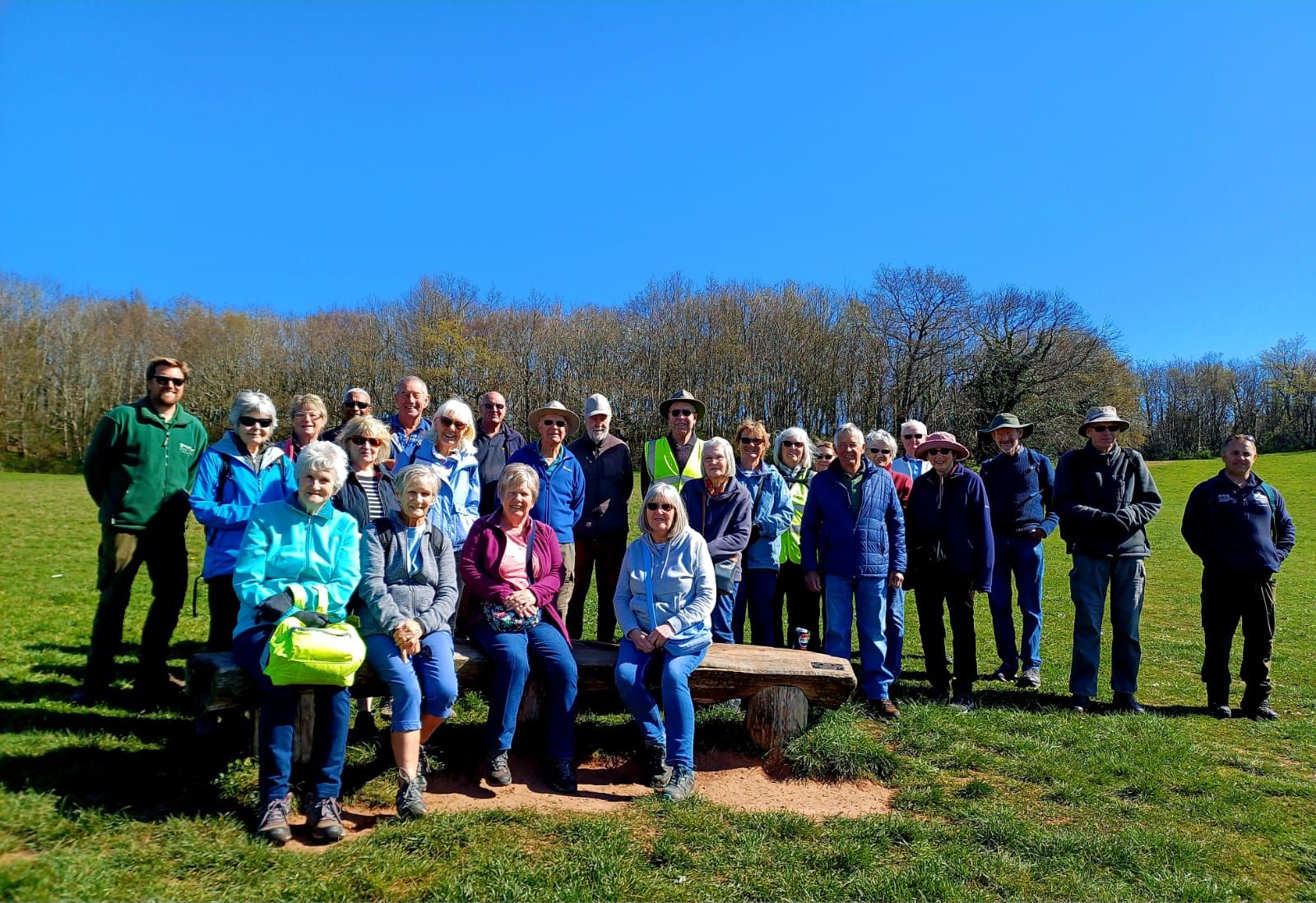 wellbeing walks - group of Dawlish walkers